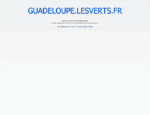 Tablet Screenshot of guadeloupe.lesverts.fr
