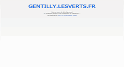 Desktop Screenshot of gentilly.lesverts.fr