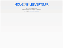 Tablet Screenshot of mougins.lesverts.fr