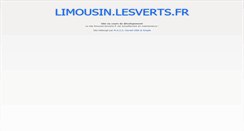 Desktop Screenshot of limousin.lesverts.fr