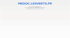Desktop Screenshot of medoc.lesverts.fr