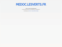 Tablet Screenshot of medoc.lesverts.fr