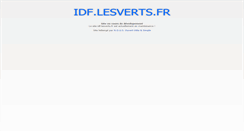 Desktop Screenshot of idf.lesverts.fr