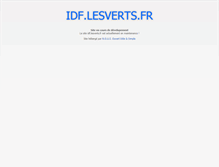 Tablet Screenshot of idf.lesverts.fr