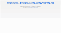 Desktop Screenshot of corbeil-essonnes.lesverts.fr