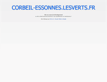 Tablet Screenshot of corbeil-essonnes.lesverts.fr