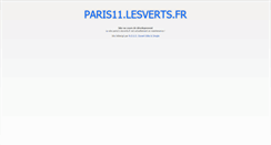Desktop Screenshot of paris11.lesverts.fr