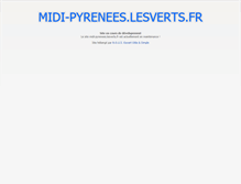 Tablet Screenshot of midi-pyrenees.lesverts.fr