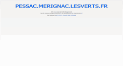 Desktop Screenshot of pessac.merignac.lesverts.fr