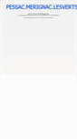 Mobile Screenshot of pessac.merignac.lesverts.fr