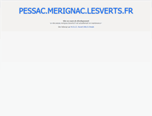 Tablet Screenshot of pessac.merignac.lesverts.fr