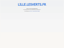 Tablet Screenshot of lille.lesverts.fr