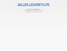Tablet Screenshot of jalles.lesverts.fr