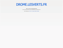 Tablet Screenshot of drome.lesverts.fr