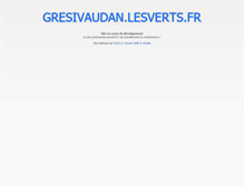 Tablet Screenshot of gresivaudan.lesverts.fr