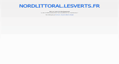 Desktop Screenshot of nordlittoral.lesverts.fr