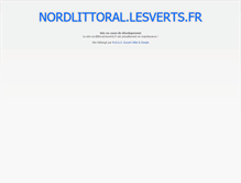 Tablet Screenshot of nordlittoral.lesverts.fr