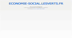 Desktop Screenshot of economie-social.lesverts.fr