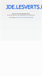 Mobile Screenshot of jde.lesverts.fr