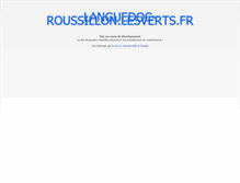 Tablet Screenshot of languedoc-roussillon.lesverts.fr