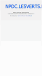 Mobile Screenshot of npdc.lesverts.fr