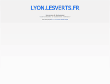 Tablet Screenshot of lyon.lesverts.fr
