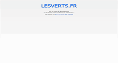 Desktop Screenshot of lesverts.fr