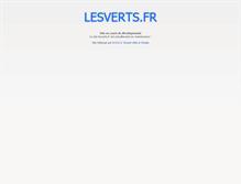 Tablet Screenshot of lesverts.fr