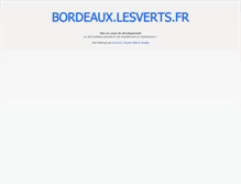 Tablet Screenshot of bordeaux.lesverts.fr