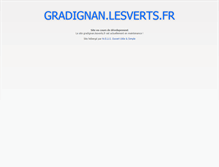 Tablet Screenshot of gradignan.lesverts.fr