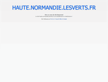 Tablet Screenshot of haute.normandie.lesverts.fr